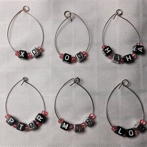 No. 5 - Handmade identifiers for wine glasses or stemmed glasses